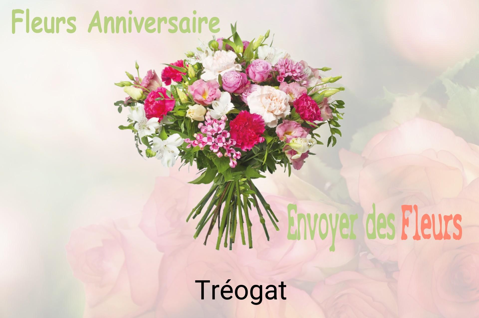 Bouquet de fleurs d’anniversaire livré à Tréogat
